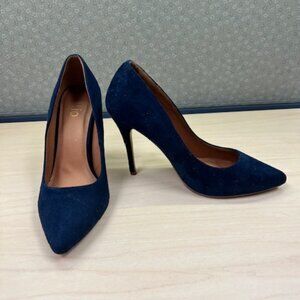 Ollio blue suede pumps